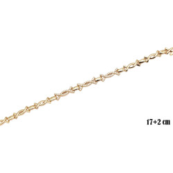 Bransoletka Xuping pozłacana 18k - MF38472